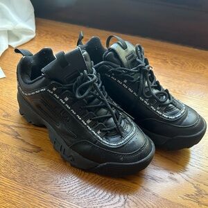 Black FILA DISRUPTOR